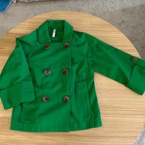 Old Navy Kelly green peacoat style jacket